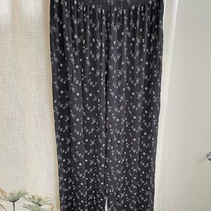 Aerie Dark Gray Ribbed Knit Pajama Pants NWOT - Size S